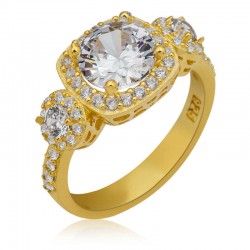 Gümüş Kare Montür Tek Taş Kadın Yüzük Gümüş Kare Montür Tek Taş Kadın Yüzük