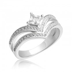 Gümüş Tek Taş Kadın Yüzük Gümüş Tek Taş Kadın Yüzük