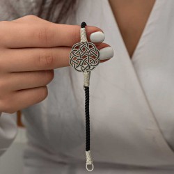 Gümüş Kazaziye Örgü Bileklik Gümüş Kazaziye Örgü Bileklik