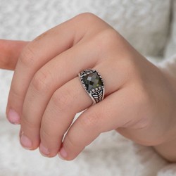 Gümüş Zirkon Taşlı Çocuk Erkek Yüzük Gümüş Zirkon Taşlı Çocuk Erkek Yüzük