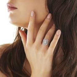 Gümüş Baget Kesim Kadın Yüzük Gümüş Baget Kesim Kadın Yüzük