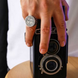 Gümüş Osmanlı Tuğrası Erkek Yüzük Gümüş Osmanlı Tuğrası Erkek Yüzük