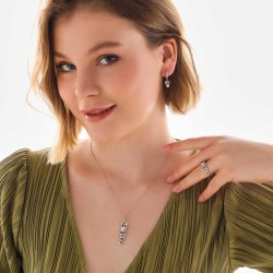 Gümüş Kaplan Figürlü Kadın Set Gümüş Kaplan Figürlü Kadın Set