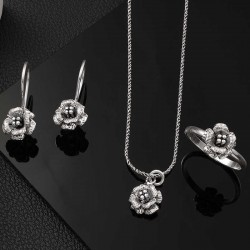 Gümüş Gül Kadın Set Gümüş Gül Kadın Set