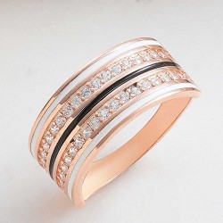 Gümüş Rose Zirkon Taşlı Kadın Yüzük Gümüş Rose Zirkon Taşlı Kadın Yüzük