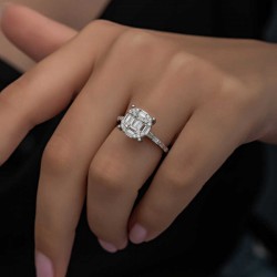 Gümüş Baget Taşlı Kadın Yüzük Gümüş Baget Taşlı Kadın Yüzük