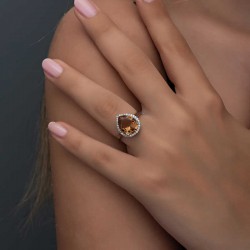 Gümüş Zultanit Damla Kadın Yüzük Gümüş Zultanit Damla Kadın Yüzük