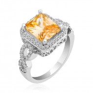 Gümüş Baget Kare Bayan Yüzük Gümüş Baget Kare Bayan Yüzük