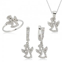 Gümüş Melek Kanadı Bayan Set Gümüş Melek Kanadı Bayan Set