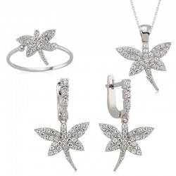 Gümüş Yusufçuk Bayan Set Gümüş Yusufçuk Bayan Set