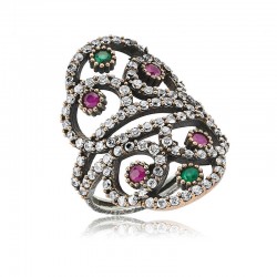 Gümüş Otantik Bayan Yüzük Gümüş Otantik Bayan Yüzük