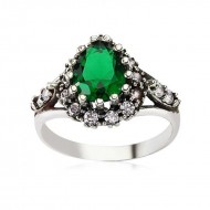 Gümüş Damla Hürrem Sultan Bayan Yüzük Gümüş Damla Hürrem Sultan Bayan Yüzük