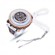 Gümüş Osmanlı Devlet Armalı Sedef Erkek Yüzük Gümüş Osmanlı Devlet Armalı Sedef Erkek Yüzük