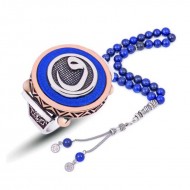 Gümüş Mavi Abanoz Vav Erkek Yüzük Gümüş Mavi Abanoz Vav Erkek Yüzük