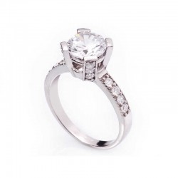 Gümüş Tek Taş Bayan Yüzük Gümüş Tek Taş Bayan Yüzük