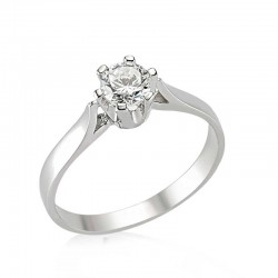 Gümüş Tek Taş Bayan Yüzük Gümüş Tek Taş Bayan Yüzük