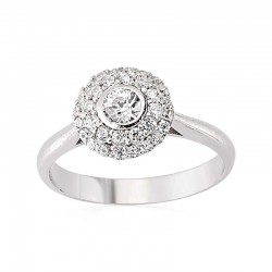 Gümüş Zirkon Taşlı Bayan Yüzük Gümüş Zirkon Taşlı Bayan Yüzük