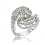 Gümüş Zirkon Taşlı Çiçek Bayan Yüzük Gümüş Zirkon Taşlı Çiçek Bayan Yüzük