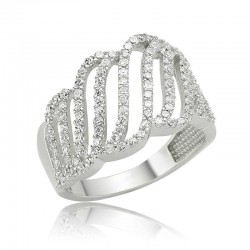 Gümüş Çok Taşlı Bayan Yüzük Gümüş Çok Taşlı Bayan Yüzük