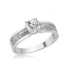 Seni Daima Seveceğim Yazılı Gümüş Yüzük Seni Daima Seveceğim Yazılı Gümüş Yüzük