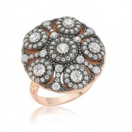 Gümüş Elmas Montür Bayan Yüzük Gümüş Elmas Montür Bayan Yüzük