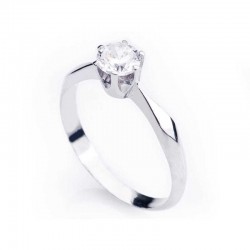 Gümüş Tek Taş Bayan Yüzük Gümüş Tek Taş Bayan Yüzük