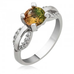 Gümüş Zultanit Taşlı Bayan Yüzük Gümüş Zultanit Taşlı Bayan Yüzük