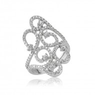 Gümüş Halka Desenli Bayan Yüzük Gümüş Halka Desenli Bayan Yüzük