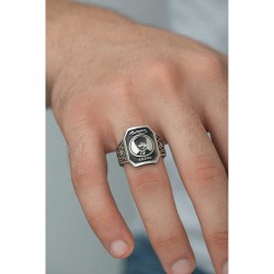 Gümüş Atatürk Silüeti Erkek Yüzük Gümüş Atatürk Silüeti Erkek Yüzük