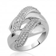 Gümüş Örgü Model Fantazi Yüzük Gümüş Örgü Model Fantazi Yüzük