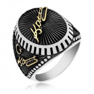 Gümüş Kemal Atatürk İmzası Erkek Yüzük Gümüş Kemal Atatürk İmzası Erkek Yüzük