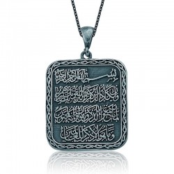 Gümüş Nazar Duası Kolye Gümüş Nazar Duası Kolye