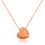 Gümüş Kalpli Bayan Kolye Gümüş Kalpli Bayan Kolye