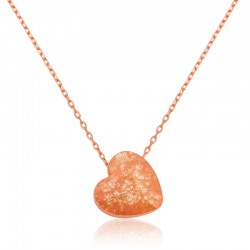 Gümüş Kalpli Bayan Kolye Gümüş Kalpli Bayan Kolye