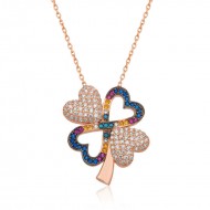 Gümüş Dört Yapraklı Yonca Bayan Kolye Gümüş Dört Yapraklı Yonca Bayan Kolye