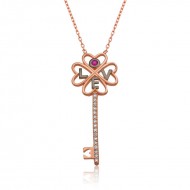 Gümüş Anahtar Bayan Kolye Gümüş Anahtar Bayan Kolye