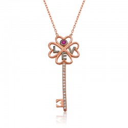 Gümüş Anahtar Bayan Kolye Gümüş Anahtar Bayan Kolye