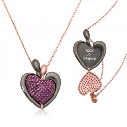 Gümüş Aşık Sevgililer Kolye Gümüş Aşık Sevgililer Kolye