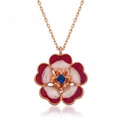 Gümüş Manolya Çiçeği Bayan Kolye Gümüş Manolya Çiçeği Bayan Kolye