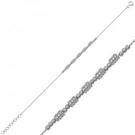 Gümüş Beyaz Dorissa Bayan Bileklik Gümüş Beyaz Dorissa Bayan Bileklik