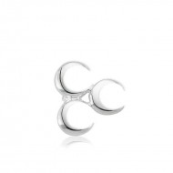 Gümüş Üç Hilal Rozet Gümüş Üç Hilal Rozet