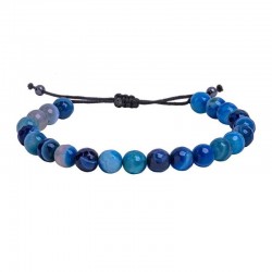 Fasetli Kalsedon Taşı Bileklik Fasetli Kalsedon Taşı Bileklik