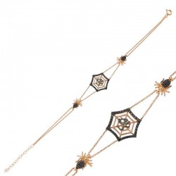 Gümüş Rose Örümcek Ağı Bayan Bileklik Gümüş Rose Örümcek Ağı Bayan Bileklik