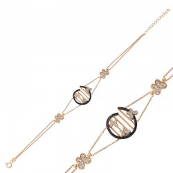 Gümüş Rose Kelebek Bayan Bileklik Gümüş Rose Kelebek Bayan Bileklik