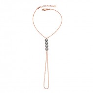 Gümüş Rose Elmas Montür Şahmeran Bileklik Gümüş Rose Elmas Montür Şahmeran Bileklik