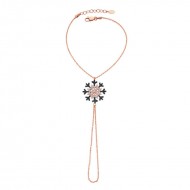 Gümüş Rose Kar Tanesi Şahmeran Bileklik Gümüş Rose Kar Tanesi Şahmeran Bileklik