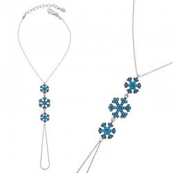 Gümüş Kar Taneleri Şahmeran Bileklik Gümüş Kar Taneleri Şahmeran Bileklik