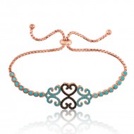 Gümüş Vav Desenli Bayan Asansörlü Bileklik Gümüş Vav Desenli Bayan Asansörlü Bileklik