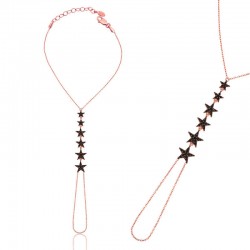 Gümüş Rose Yıldız Şahmeran Bayan Bileklik Gümüş Rose Yıldız Şahmeran Bayan Bileklik