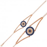 Gümüş Rose Nazar Bayan Bileklik Gümüş Rose Nazar Bayan Bileklik